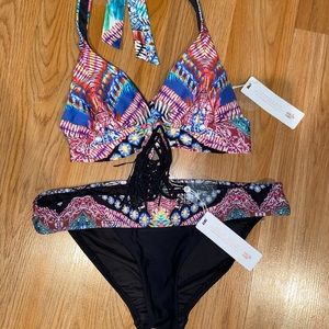 NWT Pilyq (PQ) Reversible Bikini Set